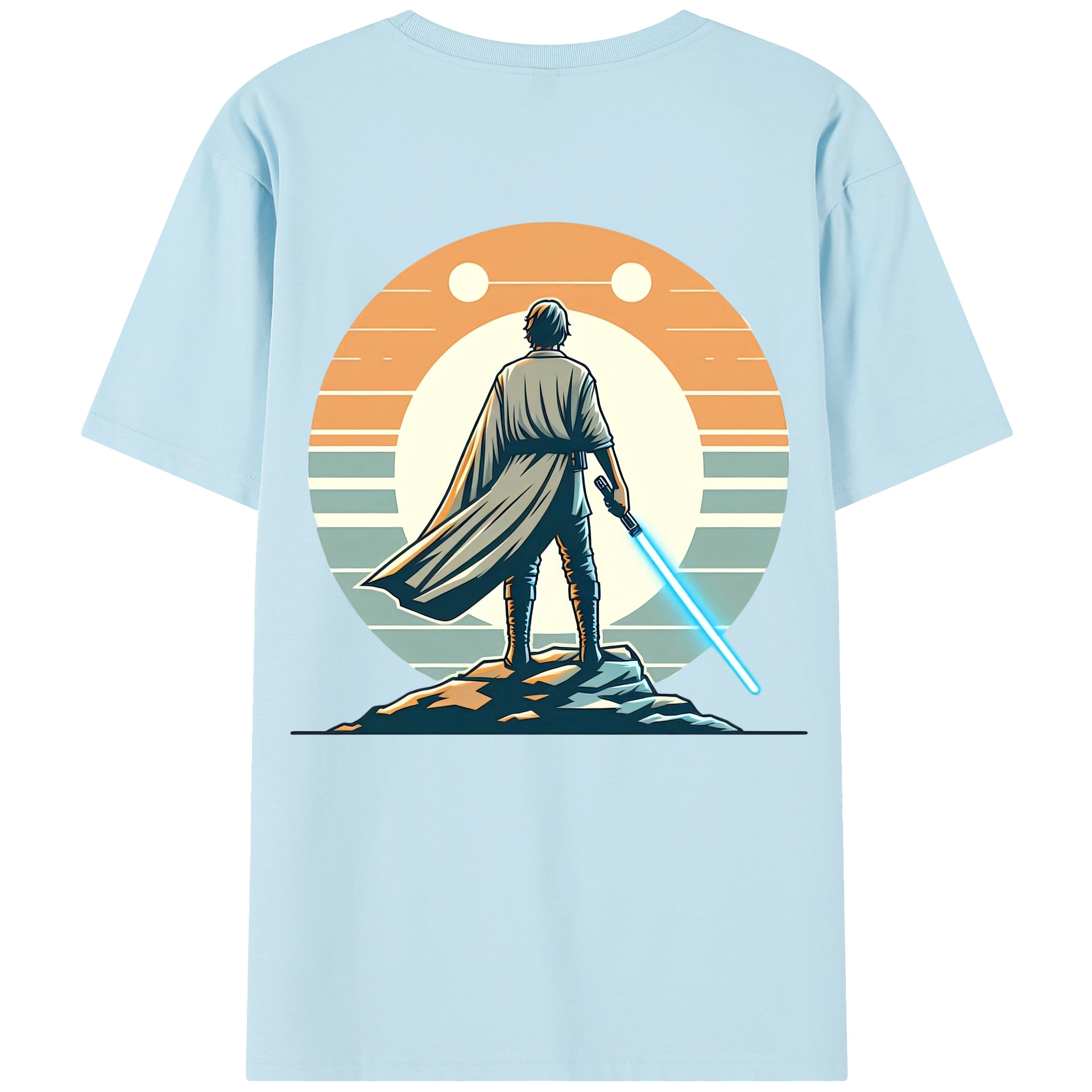 （画像用） スター・ウォーズ Star Wars 綿100％半袖Tシャツ（背面プリント）